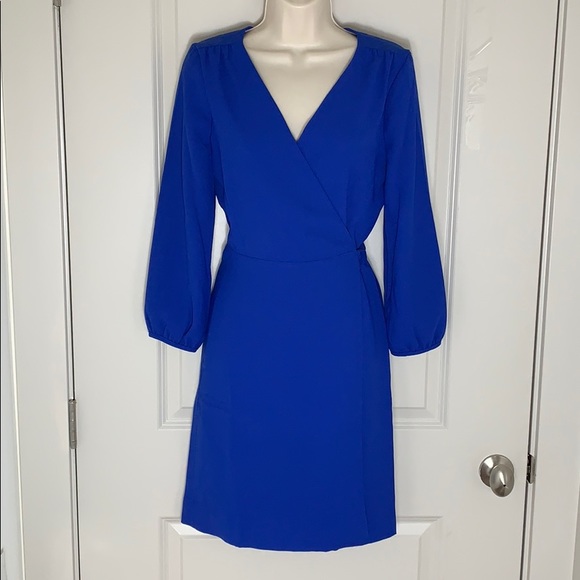 J. Crew Dresses & Skirts - J Crew Cobalt Wrap Dress NWT